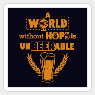 Funny Original Clever Beer Lover Drinking Oktoberfest Beer Slogan Typography Magnet